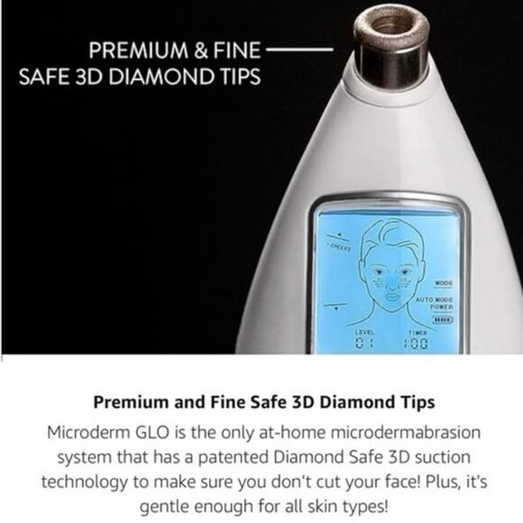 Microderm GLO Diamond Microdermabrasion Advanced Professional Skincare - Picture 3 of 13